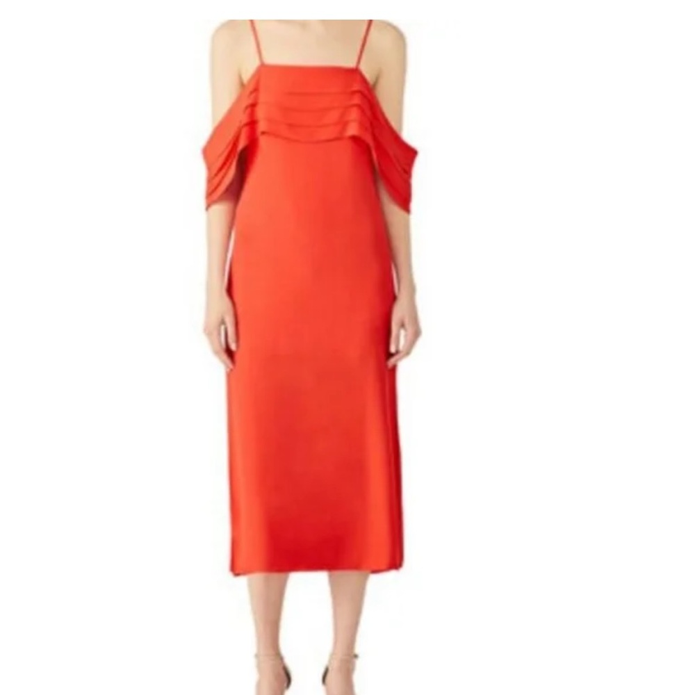 Elegant Red Women's Dress